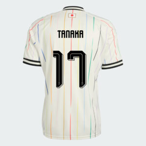 TANAKA #17 JAPAN Worlcup 2026 Away Jersey - White