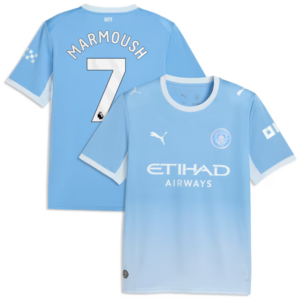 Marmoush #7 Manchester City 2026/27 Home Jersey - Blue