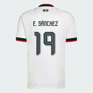 E. SÁNCHEZ #19 Mexico Worlcup 2026 Away Jersey - White