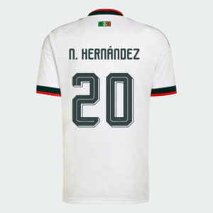 N. HERNÁNDEZ #20 Mexico Worlcup 2026 Away Jersey - White