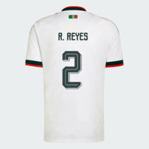 R. REYES #2 Mexico Worlcup 2026 Away Jersey - White