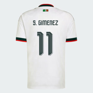 S. GIMENEZ #11 Mexico Worlcup 2026 Away Jersey - White