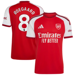 Ødegaard #8 Arsenal 2026/27 Home Jersey - Red