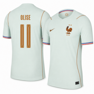 Olise #11 France Worlcup 2026 Away Jersey - Mint
