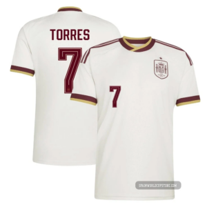 Spain Away FERRAN #7 Jersey 2026 - White
