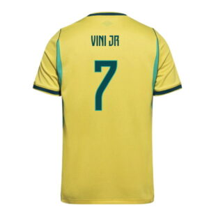 Brazil Home VINI JR #7 Jersey 2026 - Yellow