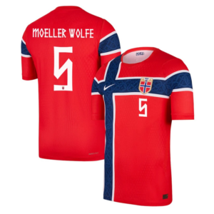 David Moeller Wolfe #5 Norway Worldcup 2026 Home Jersey - Red