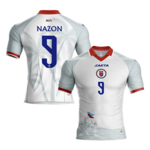 Duckens Nazon #9 Haiti Worldcup 2026 Away Jersey - White