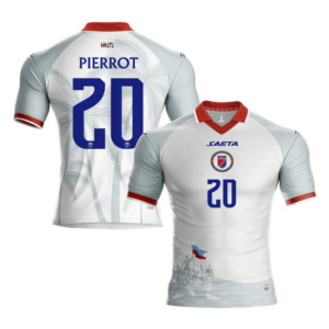 Frantzdy Pierrot #20 Haiti Worldcup 2026 Away Jersey - White