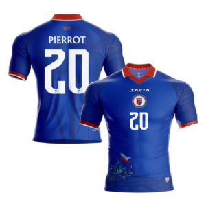 Frantzdy Pierrot #20 Haiti Worldcup 2026 Home Jersey - Blue
