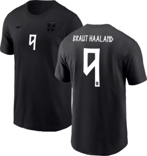 Haaland #9 Norway Worldcup 2026 Away Jersey - Black