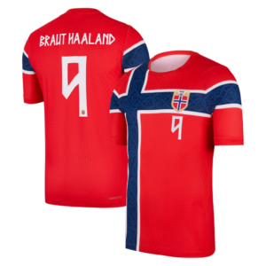 Haaland #9 Norway Worldcup 2026 Home Jersey - Red