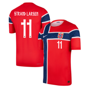Joergen Strand Larsen #11 Norway Worldcup 2026 Home Jersey - Red