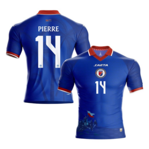 Leverton Pierre #14 Haiti Worldcup 2026 Home Jersey - Blue