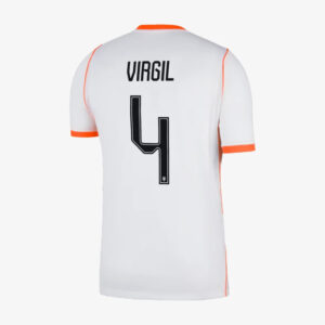 VIRGIL van Dijk #4 Netherlands Worldcup 2026 Away Jersey - White