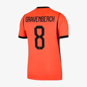 GRAVENBERCH #8 Netherlands Worldcup 2026 Home Jersey - Orange