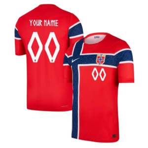 Norway Worldcup 2026 Home Personalized Jersey - Red