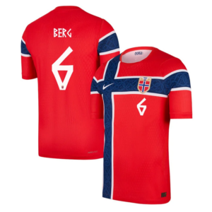 Patrick Berg #6 Norway Worldcup 2026 Home Jersey - Red