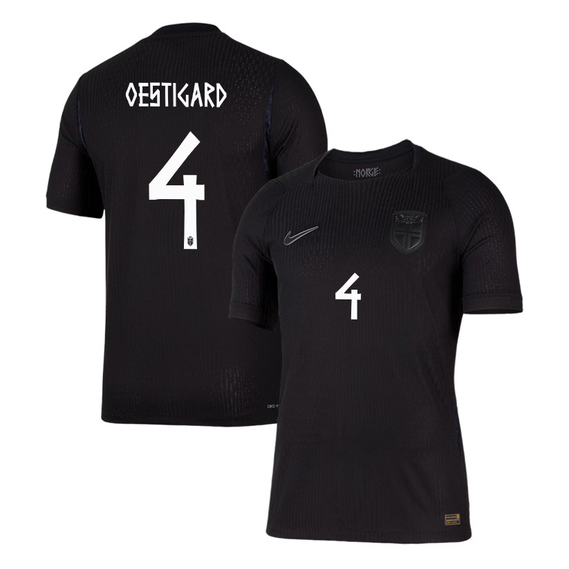 Sander Berge 8 Norway National Team 2026 Away Jersey - Black (2)