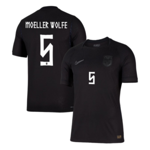 David Moeller Wolfe #5 Norway Worldcup 2026 Away Jersey - Black