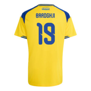 BARDGHJI #19 Sweden Worldcup 2026 Home Jersey - Yellow