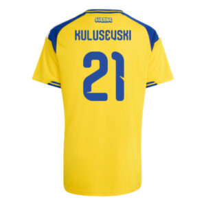 KULUSEVSKI #21 Sweden Worldcup 2026 Home Jersey - Yellow