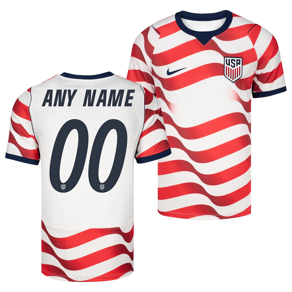 USMNT Worldcup 2026 Home Customize Jersey – White