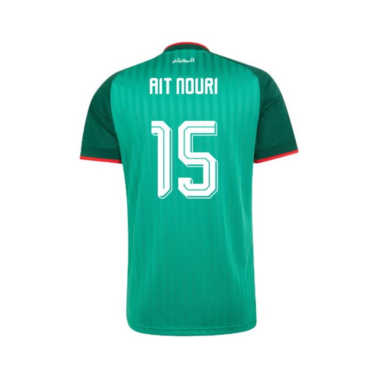 Algeria World Cup 2026 Away AIT NOURI #15 Jersey - Green
