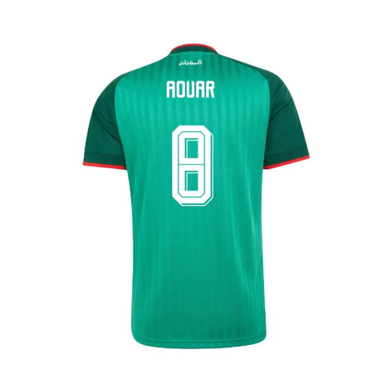 Algeria World Cup 2026 Away AOUAR #8 Jersey - Green