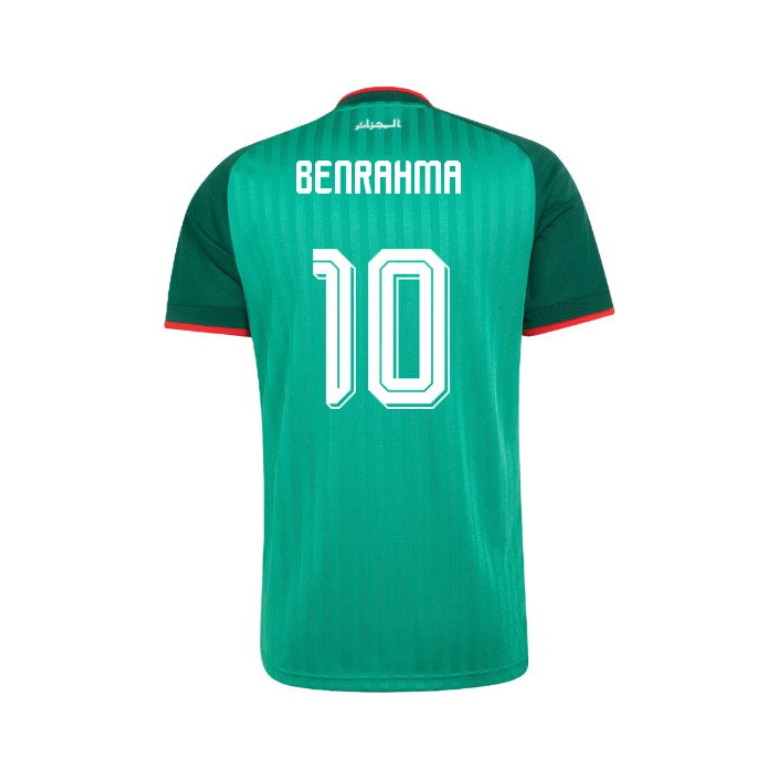 Algeria World Cup 2026 Away BENRAHMA #10 Jersey - Green