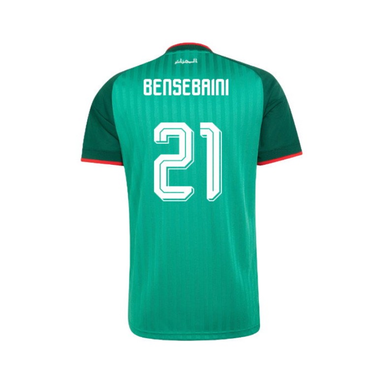 Algeria World Cup 2026 Away BENSEBAINI #21 Jersey - Green
