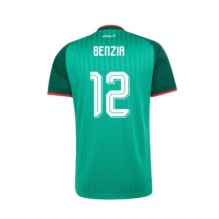 Algeria World Cup 2026 Away BENZIA #12 Jersey - Green