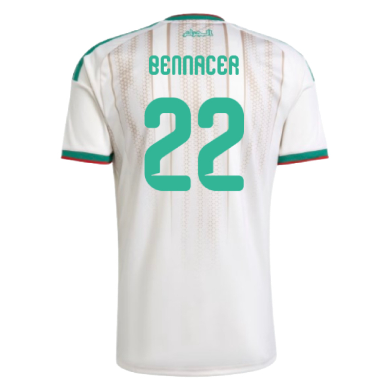 Algeria World Cup 2026 Home BENNACER #22 World Cup Jersey - White