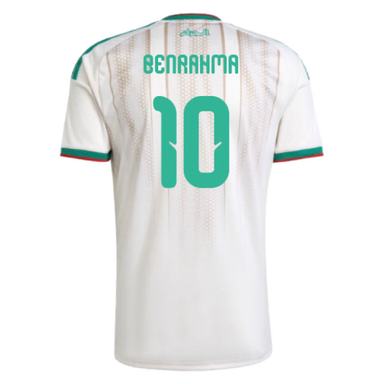 Algeria World Cup 2026 Home BENRAHMA #10 World Cup Jersey - White