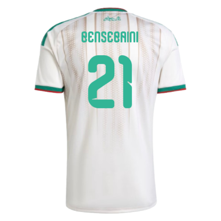 Algeria World Cup 2026 Home BENSEBAINI #21 World Cup Jersey - White