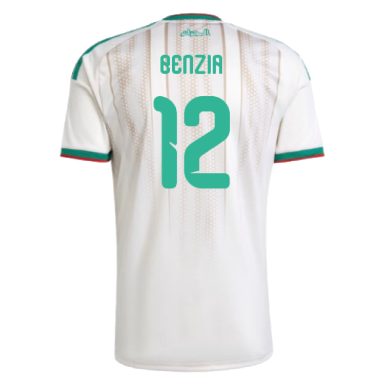 Algeria World Cup 2026 Home BENZIA #12 World Cup Jersey - White