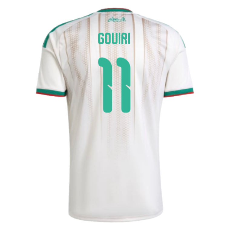 Algeria World Cup 2026 Home GOUIRI #11 World Cup Jersey - White
