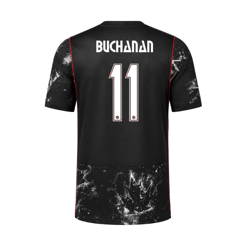 Canada World Cup 2026 Away BUCHANAN #11 Jersey - Black