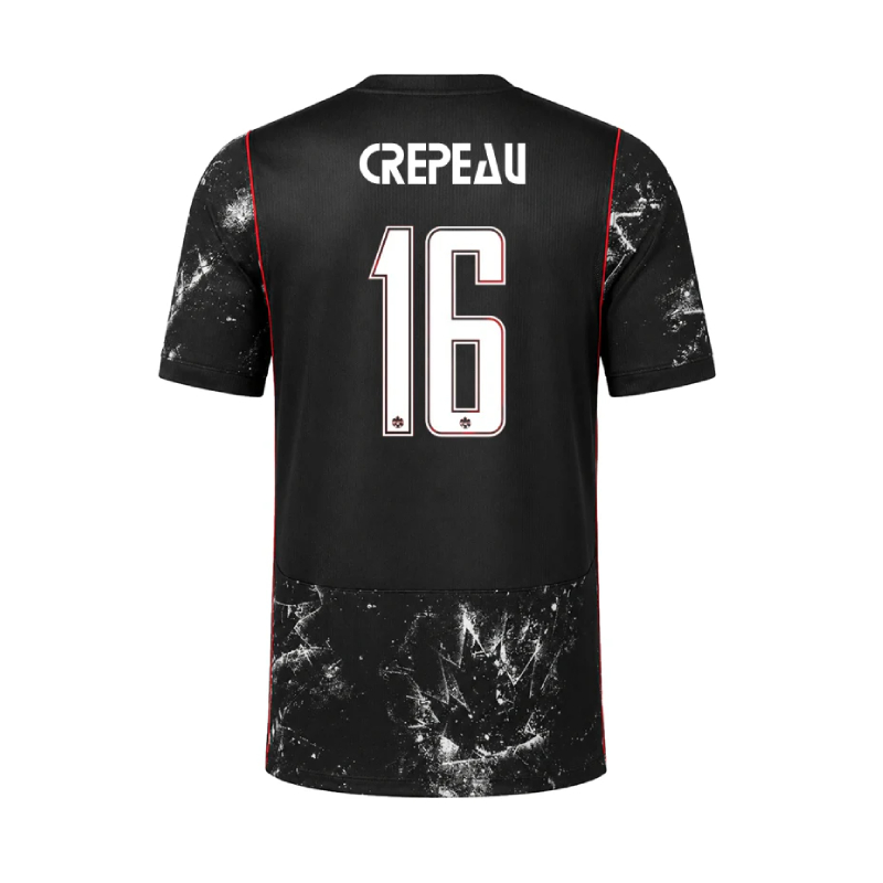 Canada World Cup 2026 Away CREPEAU #16 Jersey - Black