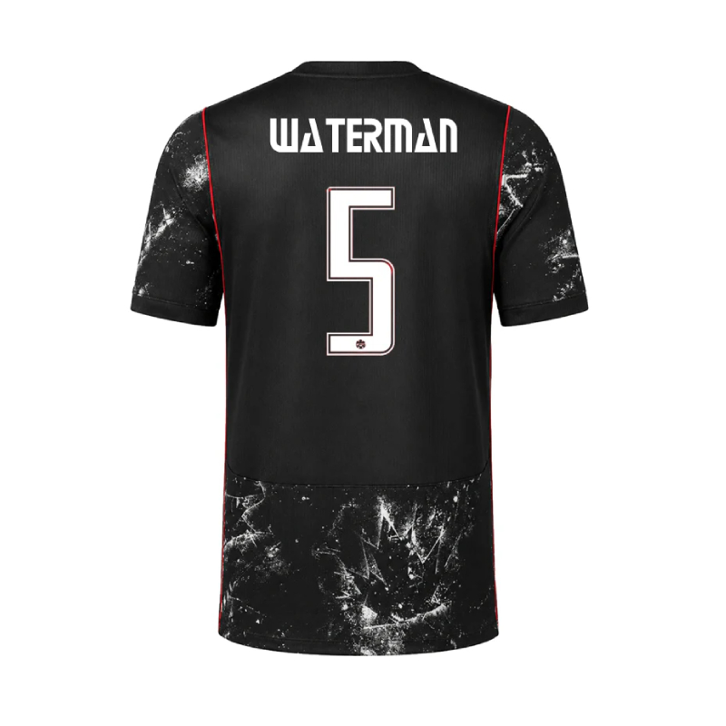 Canada World Cup 2026 Away WATERMAN #5 Jersey - Black