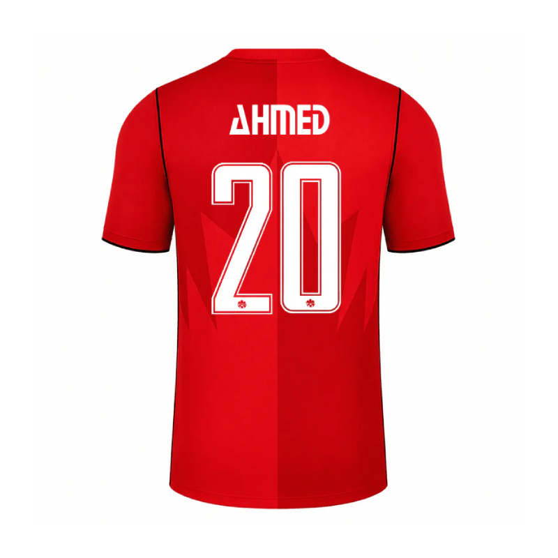 Canada World Cup 2026 Home AHMED #20 Jersey - Red