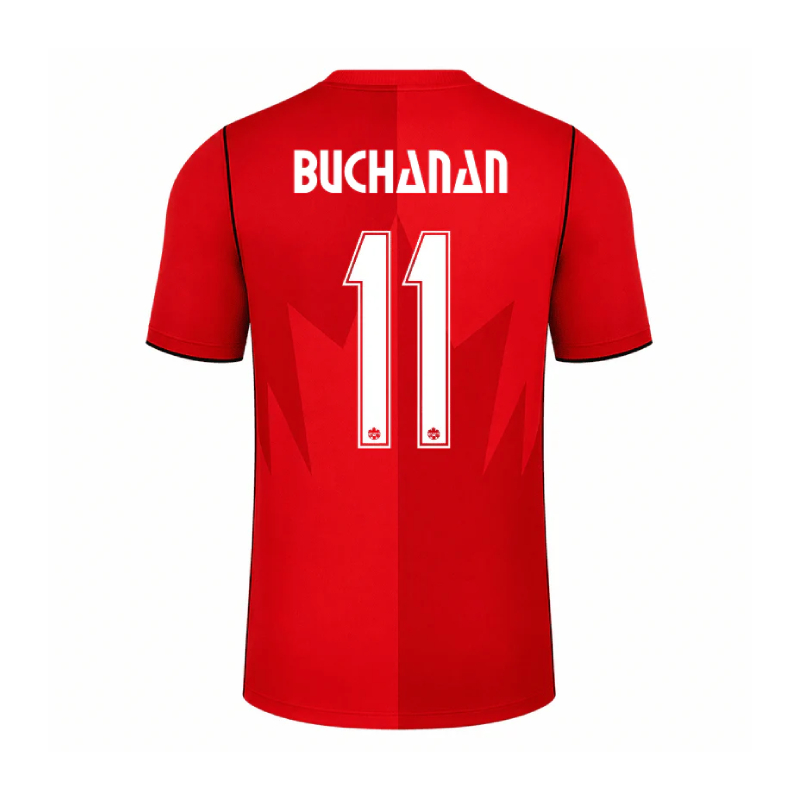 Canada World Cup 2026 Home BUCHANAN #11 Jersey - Red