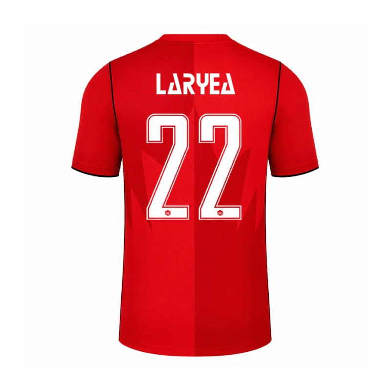 Canada World Cup 2026 Home LARYEA #22 Jersey - Red