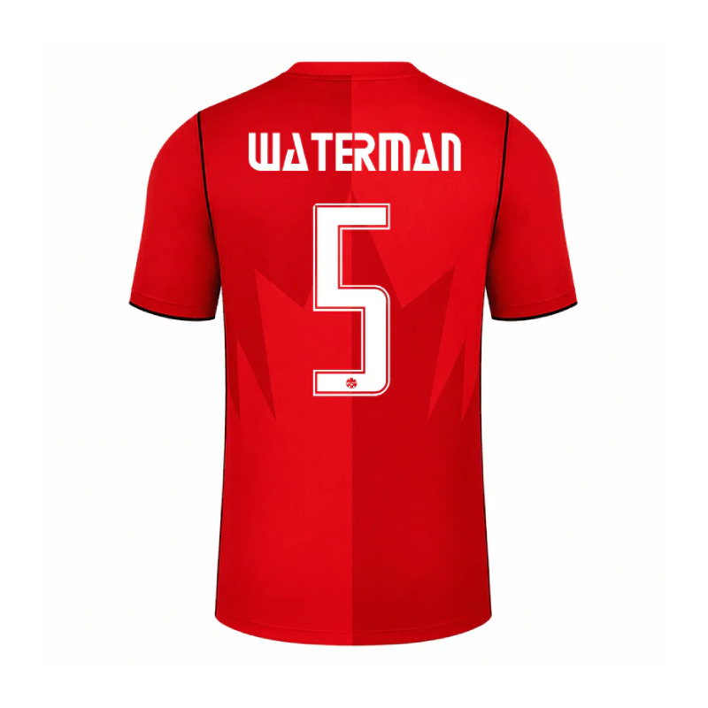 Canada World Cup 2026 Home WATERMAN #5 Jersey - Red