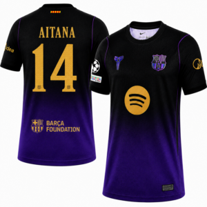 Aitana Bonmatí #14 Barcelona x Kobe Bryant Away 2026/27 Jersey - Purple