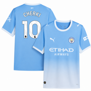 CHERKI #10 Manchester City Home 2026/27 Jersey - Blue