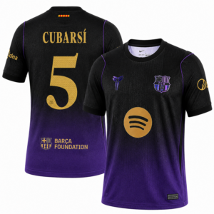CUBASÍ #5 Barcelona x Kobe Bryant Away 2026/27 Jersey - Purple