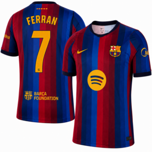 FERRAN #7 Barcelona Home 2026/27 Jersey - Blue Red