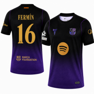 Fermin Lopez #16 Barcelona x Kobe Bryant Away 2026/27 Jersey - Purple