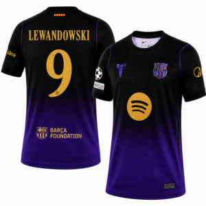 Lewandowski #9 Barcelona x Kobe Bryant Away 2026/27 Jersey - Purple